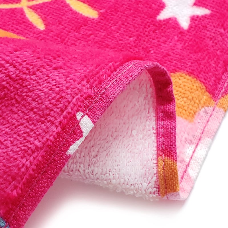 Softerry Love Unicorn Beach Towel Pink Fantasy Rainbow 30 x 60 inches 100% Cotton Velour (30" x 60", Pink) - Image 4
